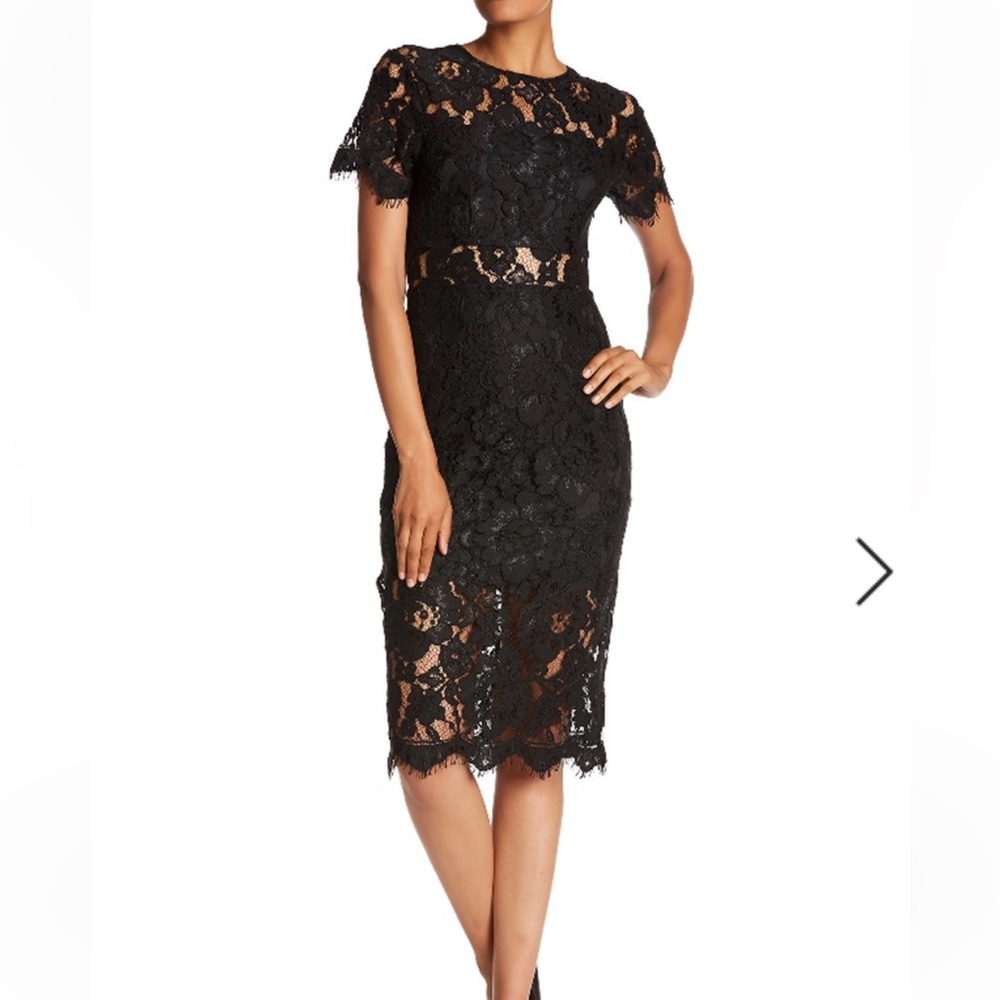 NSR Black Lace Dress NWT